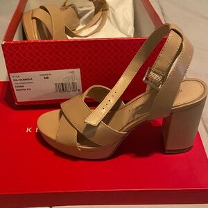 Kelly & Katie Tan Heels - Chic Nappa PU